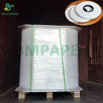 28g Teh Berkualitas Makanan Minum Putih Kompostable Straw Wrapping Kraft Paper