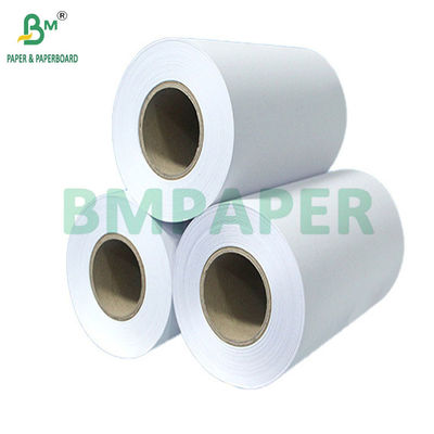 20LB Large Format Uncoated White Bond Paper Roll Untuk Printer Inkjet 24&quot; X 150&quot;