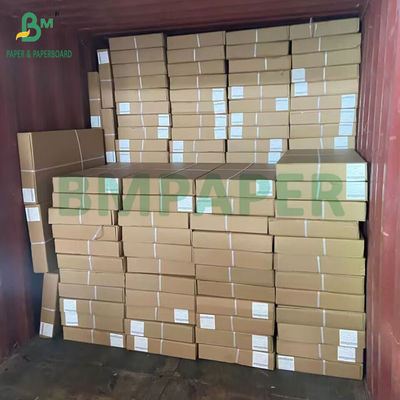 20LB Large Format Uncoated White Bond Paper Roll Untuk Printer Inkjet 24&quot; X 150&quot;