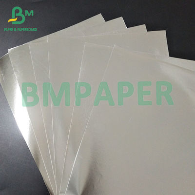 70gsm 763mm Printability Perak Kekuatan Basah Label Bir Aluminized Holographic Paper
