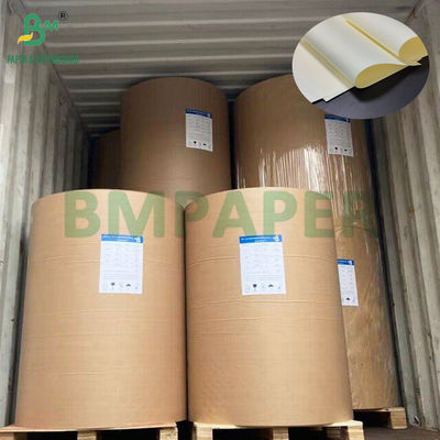75g 80g Gulungan Kertas Cetak Offset Warna Krim Gading Tidak Dilapisi