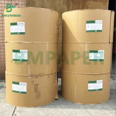 Dilapisi Satu Sisi C1S Gloss Label Face Paper 90gsm Untuk Industri Label
