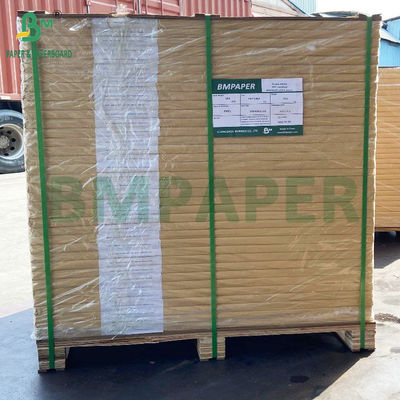 Dilapisi Satu Sisi C1S Gloss Label Face Paper 90gsm Untuk Industri Label