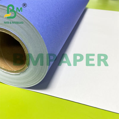 24 Inch x 50m Purple Blue Color Plotter Bond Paper Untuk Gambar CAD 2' inti