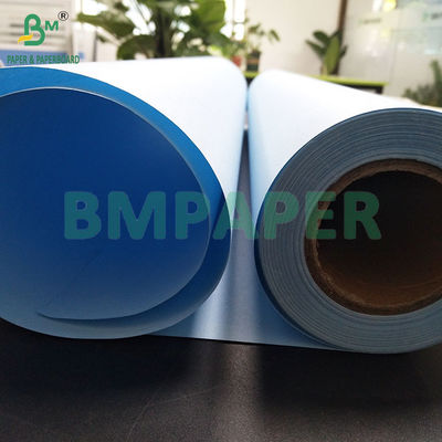 20LB Double-sided Blue Engineering Bond Paper 36&quot;×500' 3&quot; inti