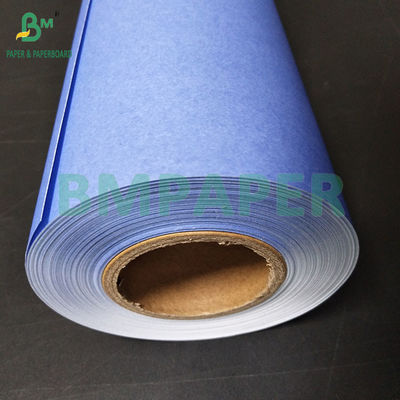 18&quot; 20LB Single Side Purple Blue CAD Plotter Paper 2&quot; Core Untuk Teknik Elektrostatik Menyalin