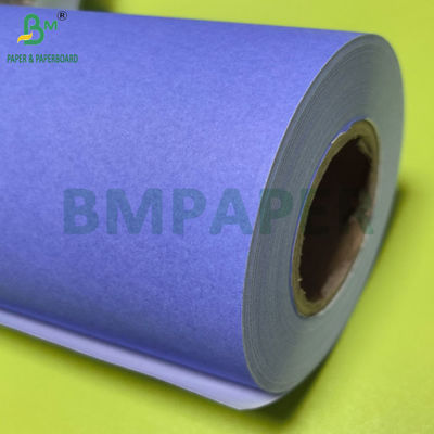 Satu sisi Purple Plotter Printing Paper 3 '' Core 80g CAD Engineering Paper