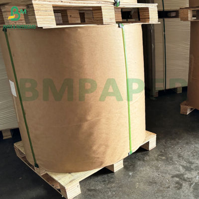 50g 60g Pure Virgin Fiber Kraft Paper 102cm Brown Bag Paper Roll