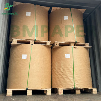 50g 60g Pure Virgin Fiber Kraft Paper 102cm Brown Bag Paper Roll