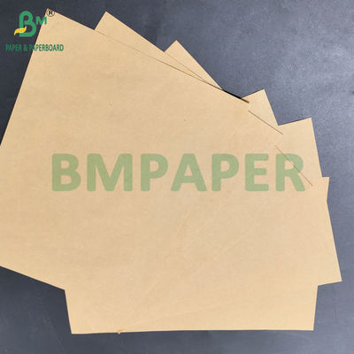 50g 60g Virgin Wood Pulp Gulungan Kertas Pembungkus Kraft Coklat Tidak Dilapisi