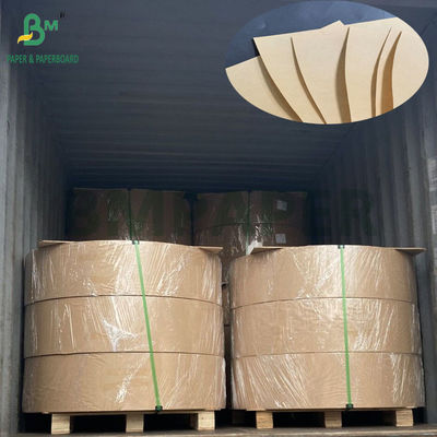 50g 60g Virgin Wood Pulp Gulungan Kertas Pembungkus Kraft Coklat Tidak Dilapisi