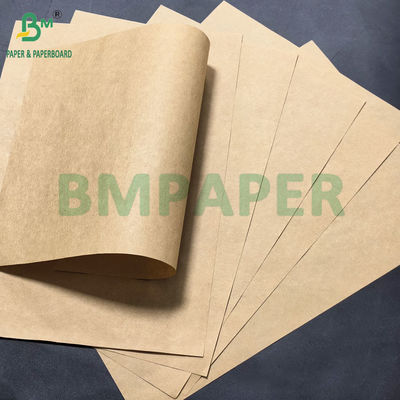 50g 60g Virgin Wood Pulp Gulungan Kertas Pembungkus Kraft Coklat Tidak Dilapisi