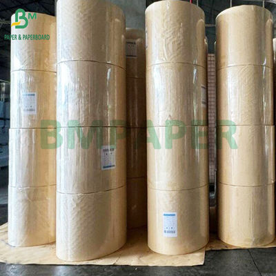 Permukaan halus 70gm 90gm Brown Heavy Duty Strong Paper 500mm x 100m