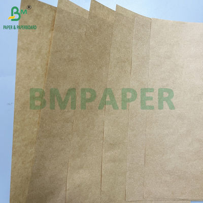 Permukaan halus 70gm 90gm Brown Heavy Duty Strong Paper 500mm x 100m