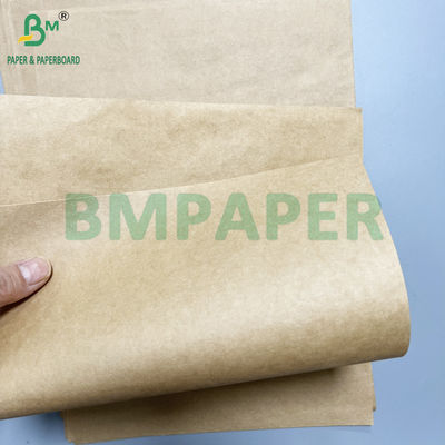 Kekuatan tinggi 100gm Brown Kraft Heavy Duty Wrapping Paper 500mm x 300m