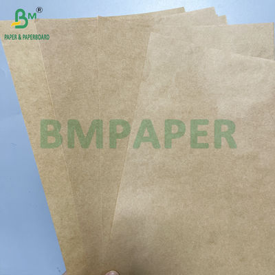 Kekuatan tinggi 100gm Brown Kraft Heavy Duty Wrapping Paper 500mm x 300m