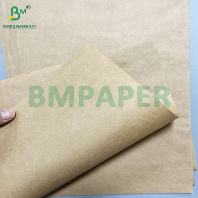 Kekuatan tinggi 100gm Brown Kraft Heavy Duty Wrapping Paper 500mm x 300m