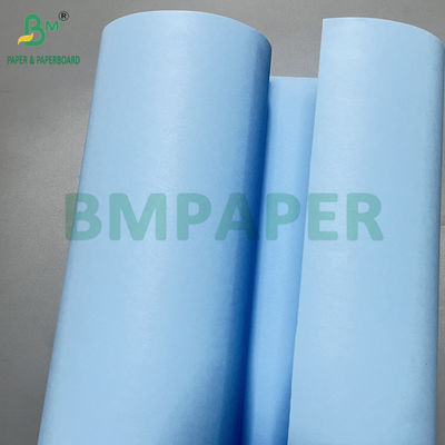 80gsm Dua Sisi Biru Teknik CAD Cetak Rancangan Kertas 620mm x 50m