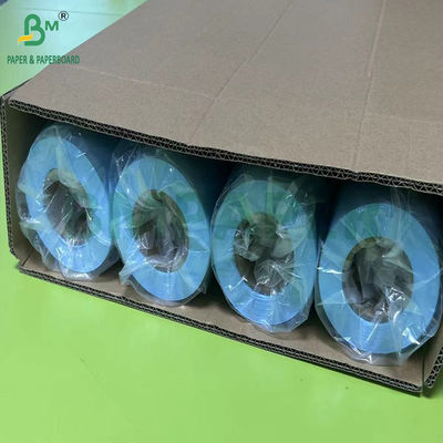 80gsm Dua Sisi Biru Teknik CAD Cetak Rancangan Kertas 620mm x 50m