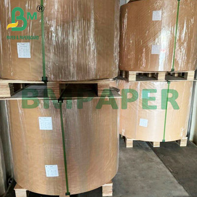 Brown Semi Extensible Sack Kraft Paper Untuk Pengemasan Pakan Hewan 80gm 85gm