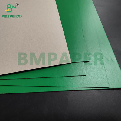1.2mm 800g Green Lacquered Karton Untuk Folder 720 X 1030mm Ketahanan keras