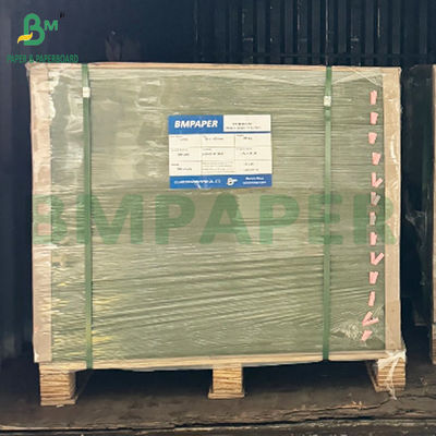 Glossy Laminated Green Paperboard Grey Back 1.2mm 1.4mm Untuk Folder