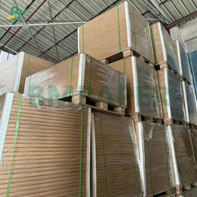 2mm 2.5mm Satu Sisi Biru Laminasi Grey Back Board Untuk Kotak Hadiah 31 x 43 inci