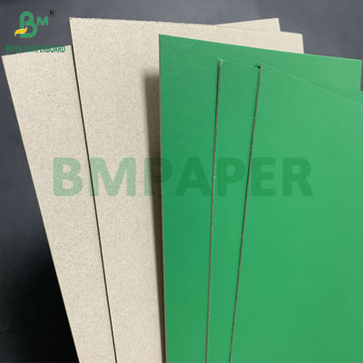 1mm 1.5mm Green Top Grey Back Stiffness Cardboard Untuk Membuat Bingkai Gambar