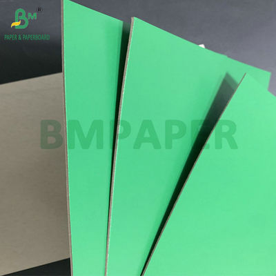 1mm 1.5mm Green Top Grey Back Stiffness Cardboard Untuk Membuat Bingkai Gambar