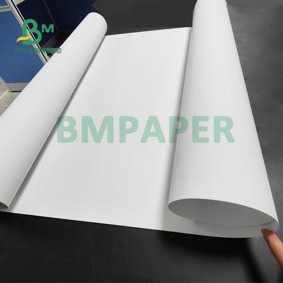 108GSM 180GSM Dilapisi Plotter Bond Paper Roll Untuk Printing Graphics 36' X 50m