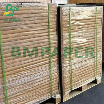 Anti- Curl Testliner Putih Lapisan Kraft Paper Untuk Pengemasan Makanan Kering 200gsm