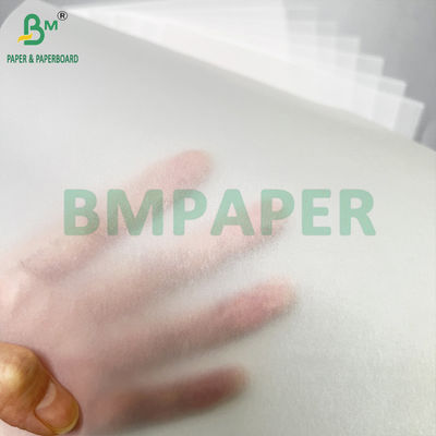 50 83 GSM Lemparan kertas transfer putih halus dan semitransparan 880mm x 40m