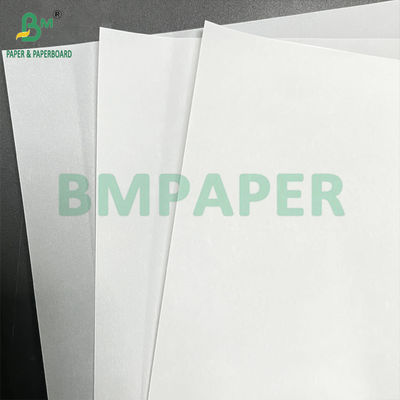 65 95 GSM Lembar Kertas Tracing Sketsa Putih Alami Opasitas Rendah 8,5 x 11 Inci
