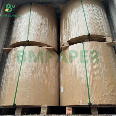 56 gram Waterproof Unbleached Brown Wrapping Paper Untuk Kantong Pelindung Mangga 70 x 100cm