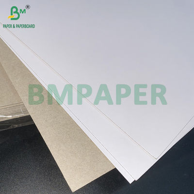 400gsm GD1 GD2 Duplex Paper Print With Offset And Flexo Kualitas Tinggi C1S Putih Lapisan Abu-abu Belakang