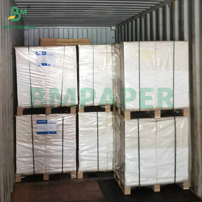 Satu Sisi Glossy 62 65 GSM Putih Wet - Kekuatan Roll Paper Untuk Label Membuat