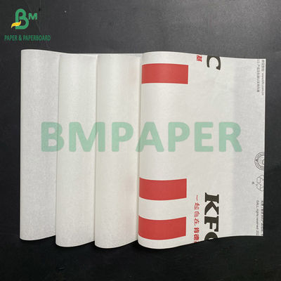 Kit 7 Kelas Makanan Ketahanan Panas Kertas tahan lemak Untuk Makanan Goreng 40g 50g