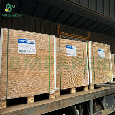 Kekuatan tinggi kertas kraft alami coklat untuk tas 70g 80g