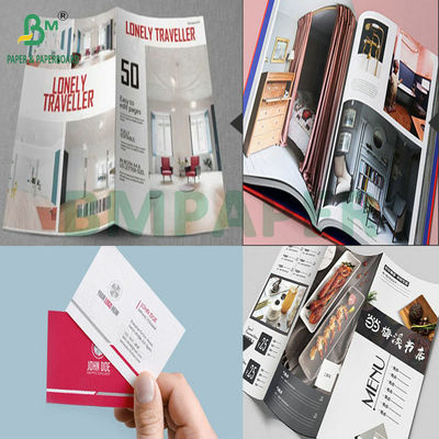 128gsm 170gsm Kecerahan C2S Glossy Paper Digital Printing Foto Kekakuan tinggi