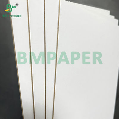 Kekuatan Tinggi 1.2mm Core abu-abu Kedua sisi Papan tebal putih Permukaan berkilau