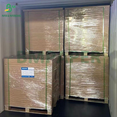 Pencernaan tinta yang baik 1mm Core abu-abu kedua sisi Kardus putih permukaan matte