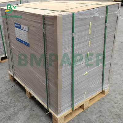 1mm 820g White Cardboard Dengan Grey Tengah 2 Lapisan Laminated Cardboard 31 &quot;X 43&quot;