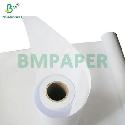 36' x 500ft 3' Core Format CAD Inkjet Paper Roll Untuk Mencetak Rencana Arsitektur