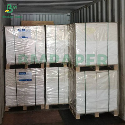 Efek cetak yang baik Lurus 300gm + 15g PE Lapisan Kardus Putih 65 x 95 cm