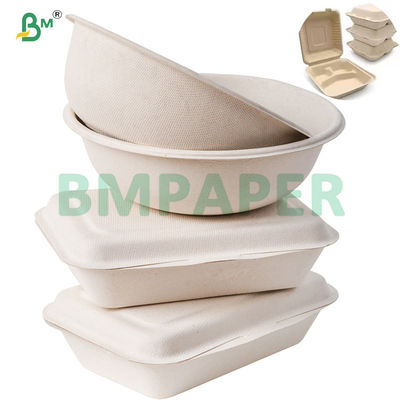 130g 300g Natural Gula Gula Bagasse Pulp Paper Untuk Piring Makanan Rolls Biodegradable Paperboard
