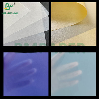 Kertas Tracing Warna 110gsm 787mm Kali 1092mm Kertas Perak Emas Mutiara Semi-Tembus