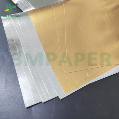 Waterproof Silver Gold Metallized Paper Untuk Wet Strength Label Bir