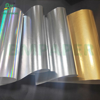Waterproof Silver Gold Metallized Paper Untuk Wet Strength Label Bir