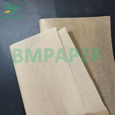 50gm A4 Brown Kraft Greaseproof Paper Untuk Hamburger Sandwich