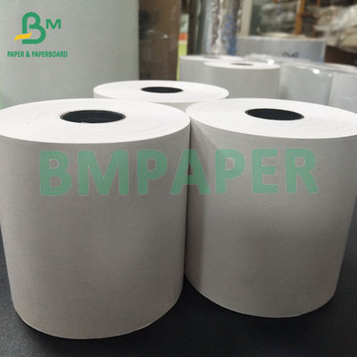 48gsm 3 1/8 &quot;x 260&quot; Putih Termal Keterangan Kertas Jumbo Roll untuk ATM Kartu Kredit